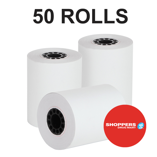 SDM 50 Thermal Paper Rolls 2.25″ x 60′ – PaperRollsGP.com